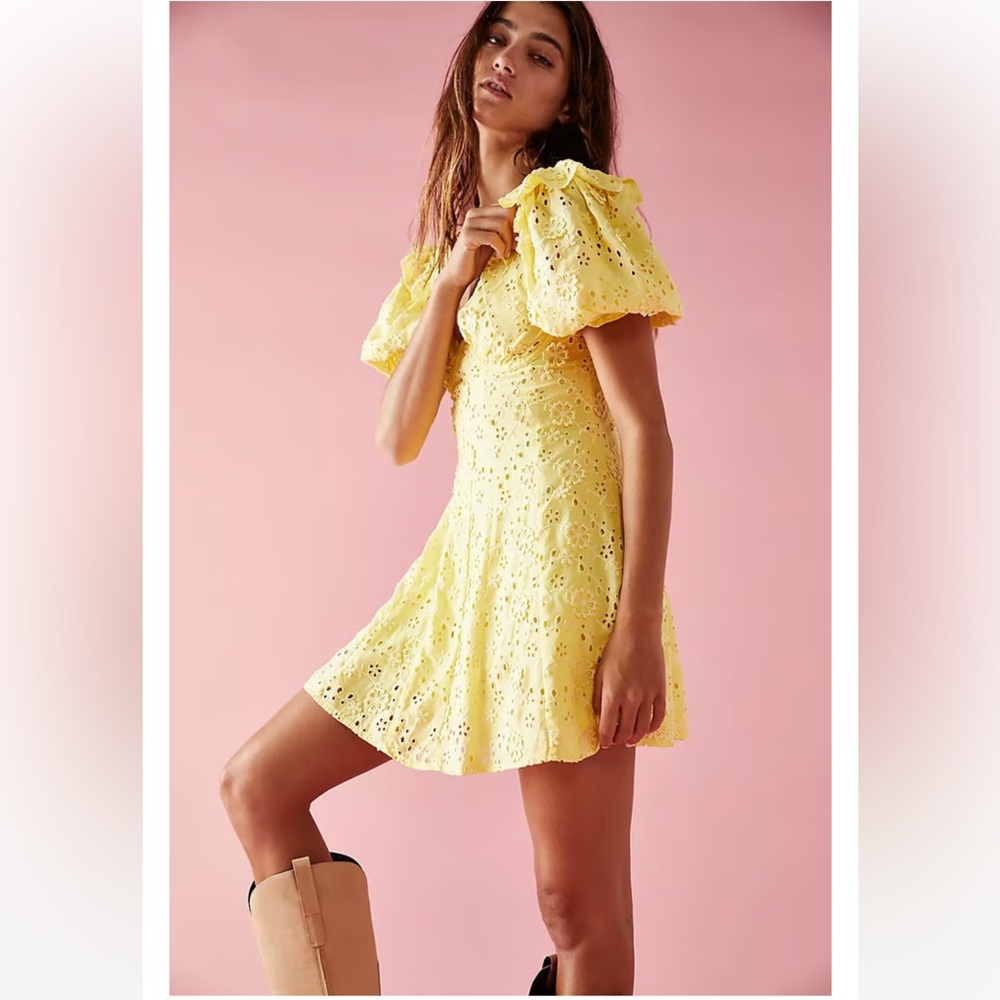 For Love and Lemons Yellow Sundress